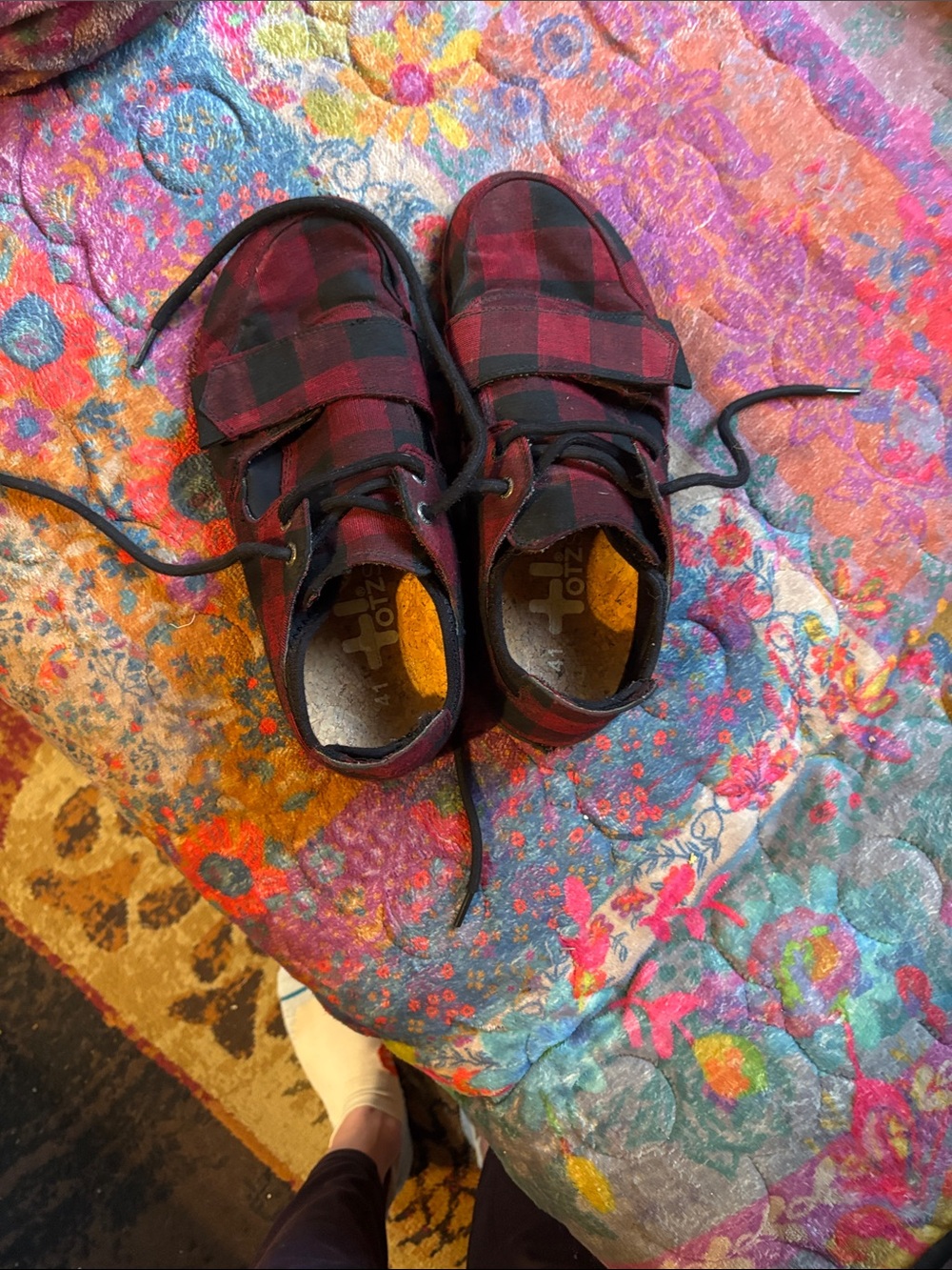 Otz cork shoes - Red/Black